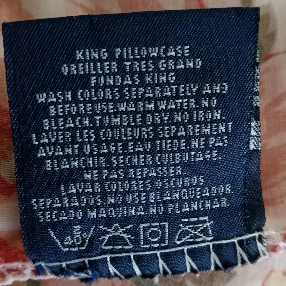 Ralph Lauren Home Petticoat Vintage King  Pillowcase *Single*